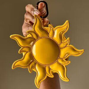 Bath and Body Works Disney Princess Rapunzel Sun Keychain Coin Purse Charm